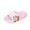 Pink, variant on Fnooota Boys Slide Sandals, Non Slip Open Toe Soft Sole Slip On Summer Shoes White Size 13-13.5(Little Kids)