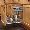 thumbnail image 2 of Rev-A-Shelf 5WB2-1822-CR 18 x 22 In 2-Tier Kitchen Cabinet Pull Out Basket, 2 of 6