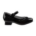 thumbnail image 2 of Josmo Little Girls Low Heel Mary Jane Dress Shoes, Black Patent, 12, 2 of 7