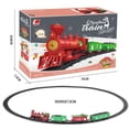 thumbnail image 3 of Christmas Electric Rail Car Mini Train Set Light Toys, 3 of 9