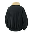 thumbnail image 3 of Men'S Sherpa Lined Vintage Corduroy Jackets Warm Lapel Button Up Long Sleeve Thicken Fleece Winter Coats With Pockets Lightweight Rain Jacket Men Black Xl, 3 of 8