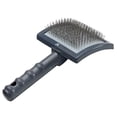 thumbnail image 3 of Slicker Brush Millers Forge de plástico curvo para peluquería canina, 3 of 4