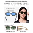 thumbnail image 6 of Polarized Fit Over Sunglasses for Men Women, UV400 Over Glasses Sunglasses, Lightweight 24g TR90 Oversize Fitover for Driving Fishing, 6 of 7