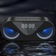 thumbnail image 2 of Altavoces Radio Inalámbrica Bluetooth, Altavoz Bluetooth, Sonido Inalámbrico de Alta Frecuencia, Subwoofer Portátil, Reloj Led Búho, Reloj Despertador, Control de Aplicaciones de Escritorio, 2 of 9