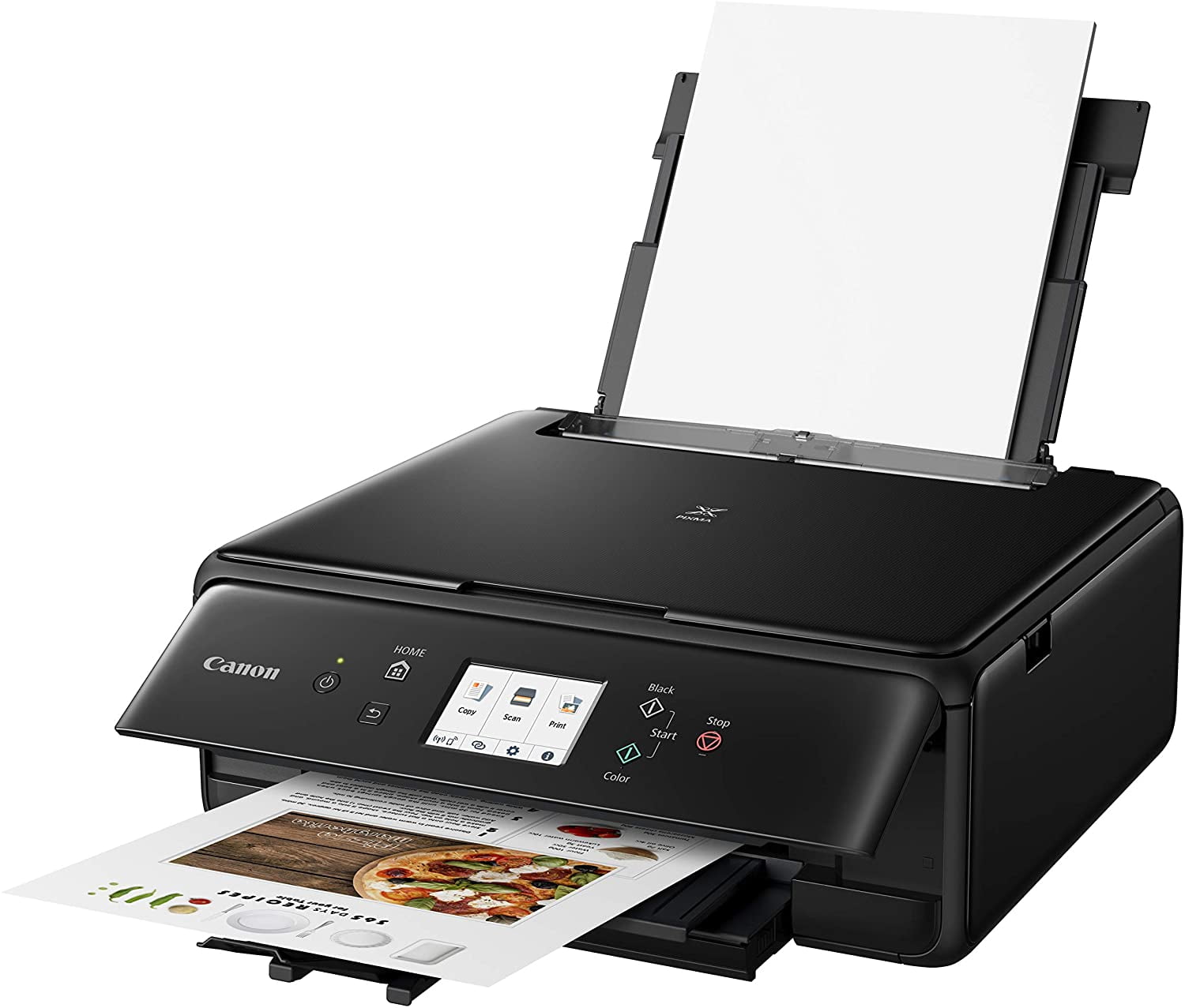 Hectare geloof Briesje Canon 2986C002 PIXMA TS6220 All-In-One Printer for Home Office Wireless  with Copier, Scanner and Mobile Printing, Black - Walmart.com