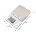 thumbnail image 2 of Tanita washable digital cooking scale 3kg (up to 0.1g units / 300g) white KW-320-WH by Tanita, 2 of 5