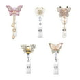 thumbnail image 6 of Adjustable 60cm Crystal Butterfly Badge Reel, Sturdy ABS Office Clip for Workplace Professionals & Commuting, 6 of 8