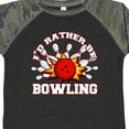 thumbnail image 4 of Inktastic I'd Rather Be Bowling Boys or Girls Toddler T-Shirt, 4 of 5