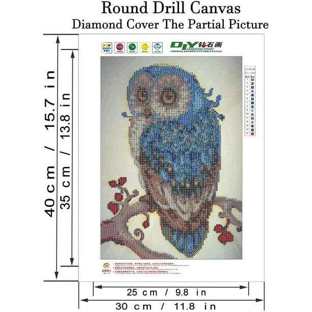 5D DIY Kids Diamond Art Cross stitch picture embroidery 30*30cm