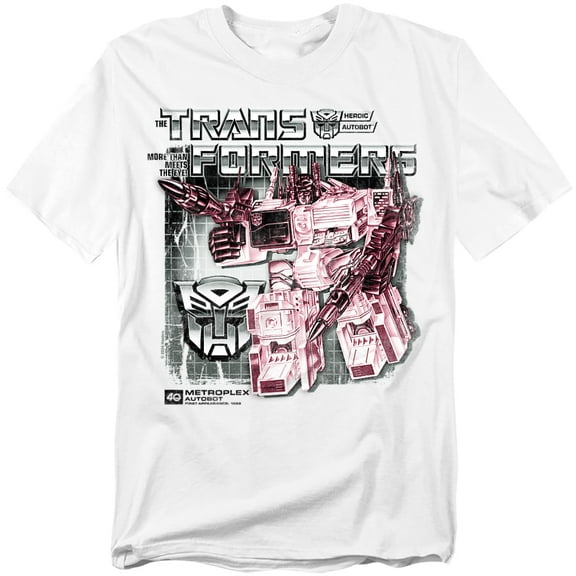Transformers 40Th Anniversary T-Shirt Metroplex Box Unisex Graphic Tee for Men & Women
