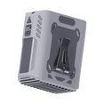 thumbnail image 4 of Ventilador de cintura portátil Ventilador de enfriamiento personal Potente ventilador portátil de viento 5 ajustable Gris, 4 of 9