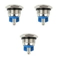 thumbnail image 1 of bedienty 2Pcs Anti-Vandal Momentary Stainless IP67 Push Button Switch Raised Top 3Set, 1 of 6