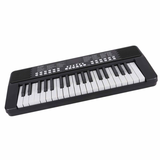 37 Key Piano Keyboards, 50 Demos Stereo Surround Sound Portable Electronic Keyboard 200 Tones LED Display for Instrument Teaching