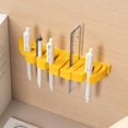 thumbnail image 2 of Soporte de pared para cepillos de maquillaje, organizador de cepillos de dientes, cepillo cosmético, soporte de pared, repisa, soporte para cepillos de dientes para ducha, 2 uds., 2 of 5