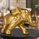 thumbnail image 4 of Adorno de estatuilla de de resina, escultura decorativa moderna de lujo de para regalo, sala de estar, boda, oficina, decoración Baoblaze Estatuilla de elefante, 4 of 8