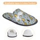 thumbnail image 3 of Balery Lightning Bolts Pantuflas de Casa de Felpa Silenciosas con Diseño Estampado, Zapatillas Cómodas Antideslizantes de Algodón para Interior-Large, 3 of 8