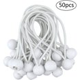 thumbnail image 1 of 50 tensores de bola elásticos, tensores de lona para pabellones, campamentos, cordones para tiendas de campaña, arnés de extensión para cortinas, 10 cm, 1 of 4