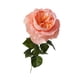 thumbnail image 4 of Ramo de rosas artificiales, adorno de cumpleaños, rosa realista hidratante Naranja claro, 4 of 9
