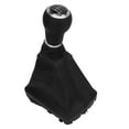 thumbnail image 4 of 6 Speed Shifter Knob, Gear  Handball Comfortable Better Grip Ergonomic  For LHD Vehicles Silver Ring, 4 of 8