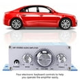 thumbnail image 3 of Car Audio Amplifier, HIFI Audio Music CD DVD MP3 FM Player, High Fidelity Digital Car Audio, Digital Audio Quad Channel Amplifier with DSP Electronic Keyboard Control, 3 of 7