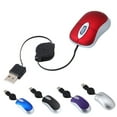 thumbnail image 1 of Citystores Universal Telescopic 3 Keys 1600DPI Computer Laptop USB Optical Mini Wired Mouse,Purple, 1 of 7