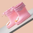 Caihaooo Kids Shoes Short Rain Boots For Kids Go To School Ankle
