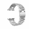 GoldCherry for Apple Watch Band 44mm ,Solid Stainless Steel Link Bracelet Replacement Band Strap with Durable Folding Clasp Apple Watch Series SE 6 5 4 3 2 1 WristStrap(44mm +Silver)