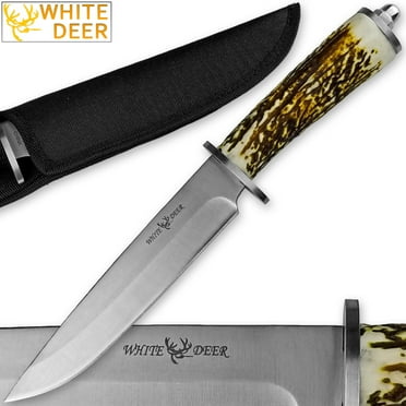 White Deer Apprentice 2 9 75in Knife 440 Stainless Steel Sim Stag Handle Walmart Com White Deer Apprentice 2 9 75in Knife 440 Stainless Steel Sim Stag Handle Walmart Com