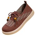 thumbnail image 4 of Willtoo Womens Casual Sneakers Lace Up Slip On Comfortable Walking Shoes Breathable Lightweight Flat Shoes Daily Wear, 4 of 6
