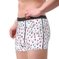 thumbnail image 2 of Pofeuu Rabbit Eating Print Men’s Boxer Briefs, Moisture-Wicking Underwear, Regular,Trunk-Small, 2 of 5