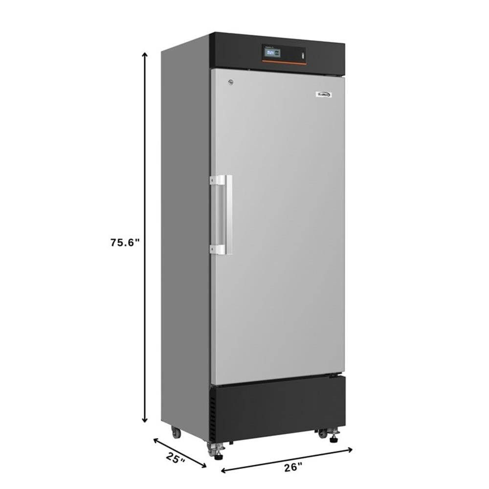 Pemberly Row 27" -25 C Upright Medical Freezer For Pharmacy/Laboratory in Silver