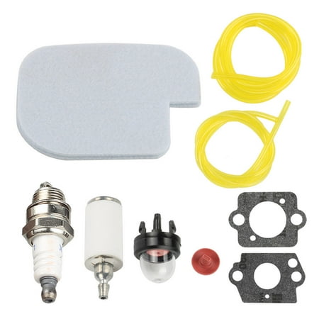 Carb Kit Poulan Chainsaw 3314 HIPA 530057925 Air Filter for Poulan Craftsman P3314 P3314WS P3314WSA P3416 P3516PR P3816 P4018 PP3416 PP4018 PPB3416 S1970 Chainsaw John Deere with Air Filter Fuel Filter Line Primer Bulb Spark Plug ()