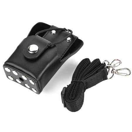 Leather Walkie Talkie Case For Radio Durable Protective Fits GP328plus/338/344/388