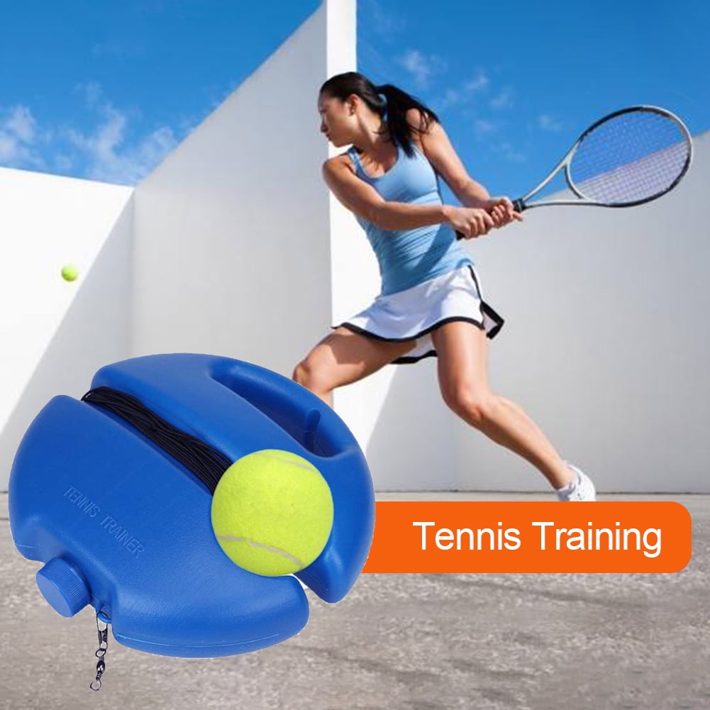 MEGAWHEELS Tennis Trainer Base With Rope Automatic Rebound AntiWinding