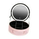 thumbnail image 5 of Bolso de maquillaje LED Yuyangstore con caja cosmética portátil de cuero PU organizador de viaje con espejo, 5 of 8