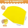thumbnail image 2 of Uxcell Papier Vélin Coloré, 50 Feuilles Jaune 5,9 Pouces x 8,3 Pouces Papier Vélin Imprimable, 2 of 6