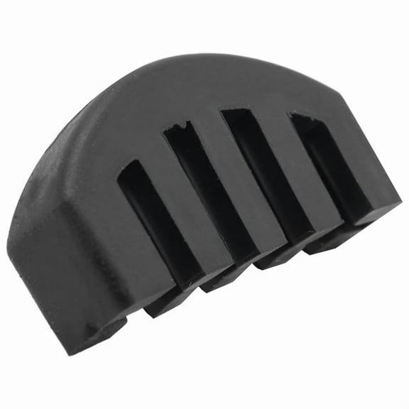 Rubber 4/4 Violin practice mute Black