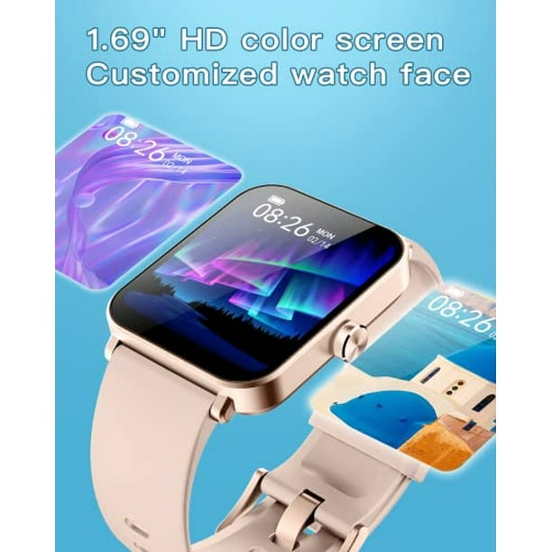 Reloj Inteligente Compatible con Teléfonos iPhone y Android 2022 Ver.,