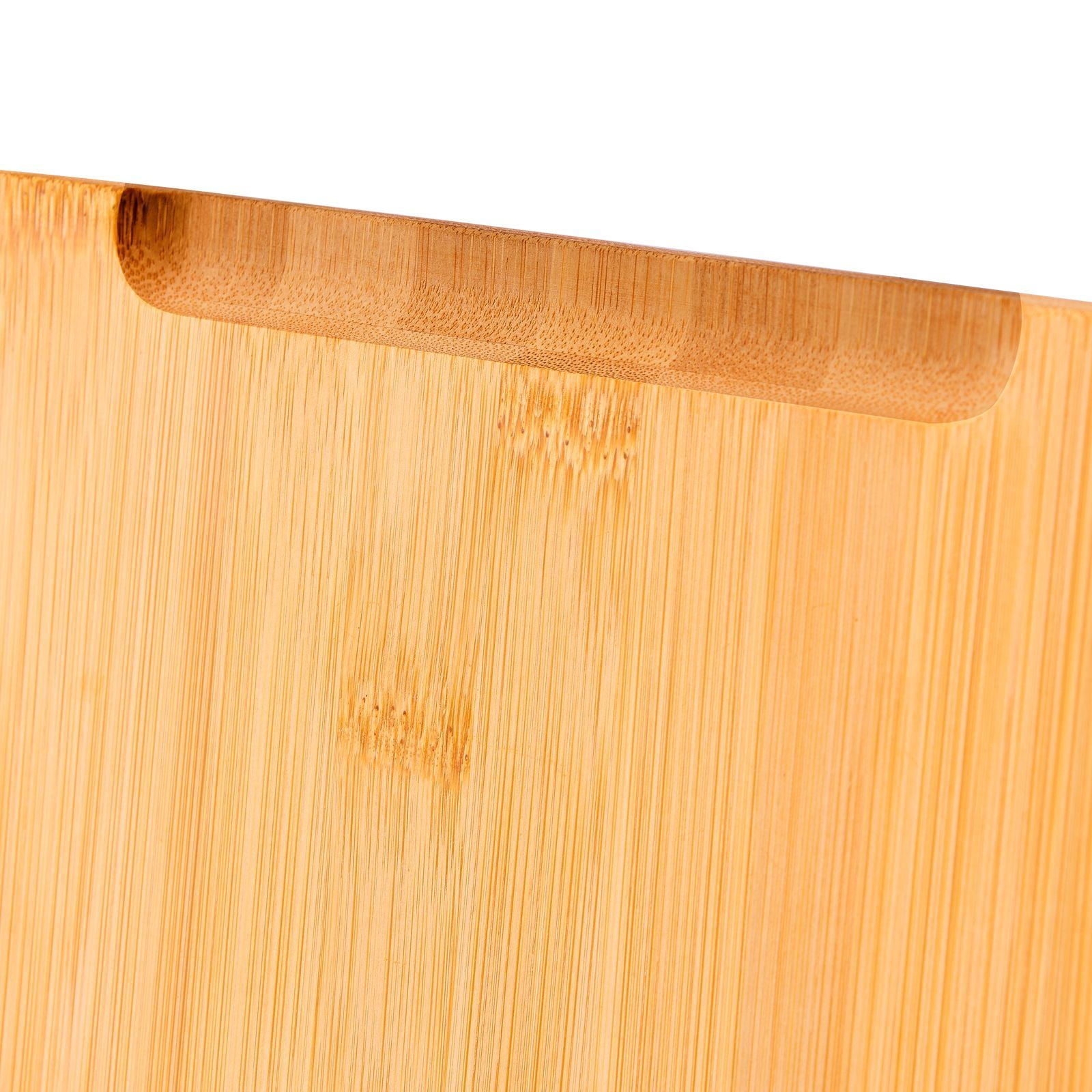 Cutting Board, 3 Pieces, Versatile Bamboo Cutting Board with Food-Grade Oil and Juice Groove,Sturdy & Durable Chopping Board with Built-in Handle, Fit for Display, Chopping & Serving