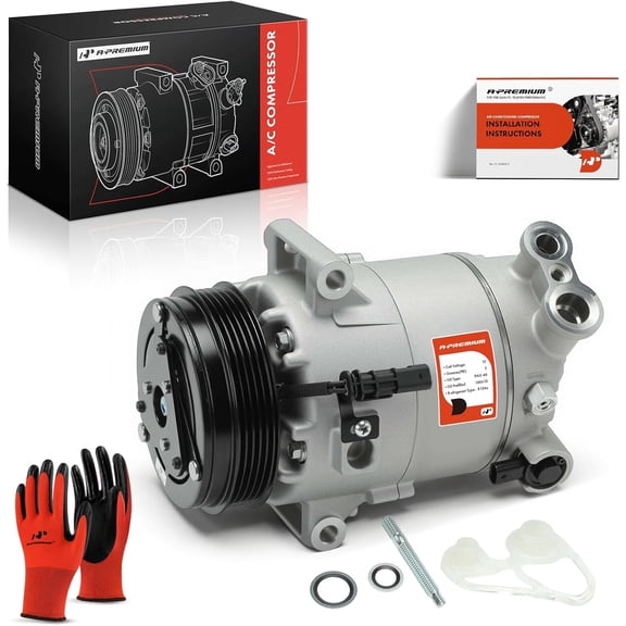 A-Premium AC Compressor with Clutch Compatible with Chevrolet Colorado GMC Canyon 2017-2020 V6 3.6L