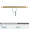 thumbnail image 4 of Amerock Balon 12-5/8 inch (320mm) Center-to-Center Champagne Bronze Cabinet Pull, 4 of 6