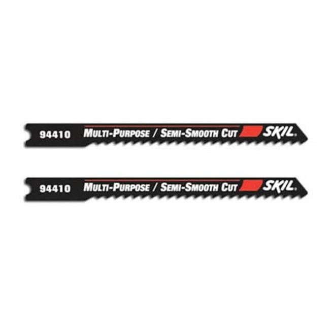 Skil 94410C2 3 in. 10 TPI Multi Purpose Jigsaw Blades 2 Count