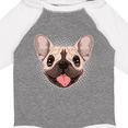 thumbnail image 4 of Inktastic French Bulldog Dog Boys or Girls Long Sleeve Baby Bodysuit, 4 of 5
