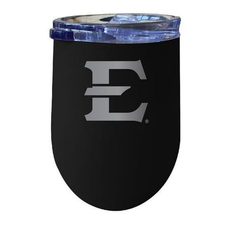 

R & R Imports ITWE-C-ETSU20B East Tennessee State University 12 oz Insulated Wine Stainless Steel Tumbler Black