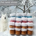 thumbnail image 2 of Pet Rain Snow Puppy Shoes Cold\-proof pet footwear Cold\-proof Cold\-Proof Anti\-Slip Pet Footwear blue 1, 2 of 9