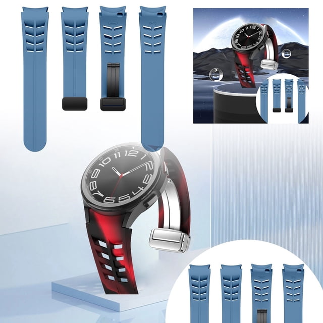 Correa de reloj plegable con hebilla y liberación rápida para Galaxy Watch7 44 mm