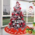thumbnail image 5 of Adornos navideños 96CM lino alce árbol de Navidad falda decoración accesorios festival escenario regalo decoración accesorios, 5 of 5