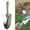 Silver, variant on Garden Shovel Long Handle, Steel Shovel for Gardening, Rock Digging Tools High Grade Gardening Small Tip Shovel Stainless Steel Flower Shovel Small Garden Small Shovel Garden Gardening Tools