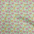thumbnail image 1 of oneOone Polyester Spandex White Fabric Tropical Sewing Craft Projects Fabric Prints By Yard 56 Inch Wide, 1 of 5