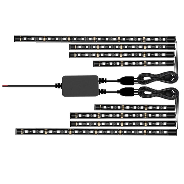 Wdhugt Motorcycle Led Light Kit Flexible Waterproof Neon Light Strip Kit Suitable For 12V Motorcycles And Bicycles Plastic 1 Piece B